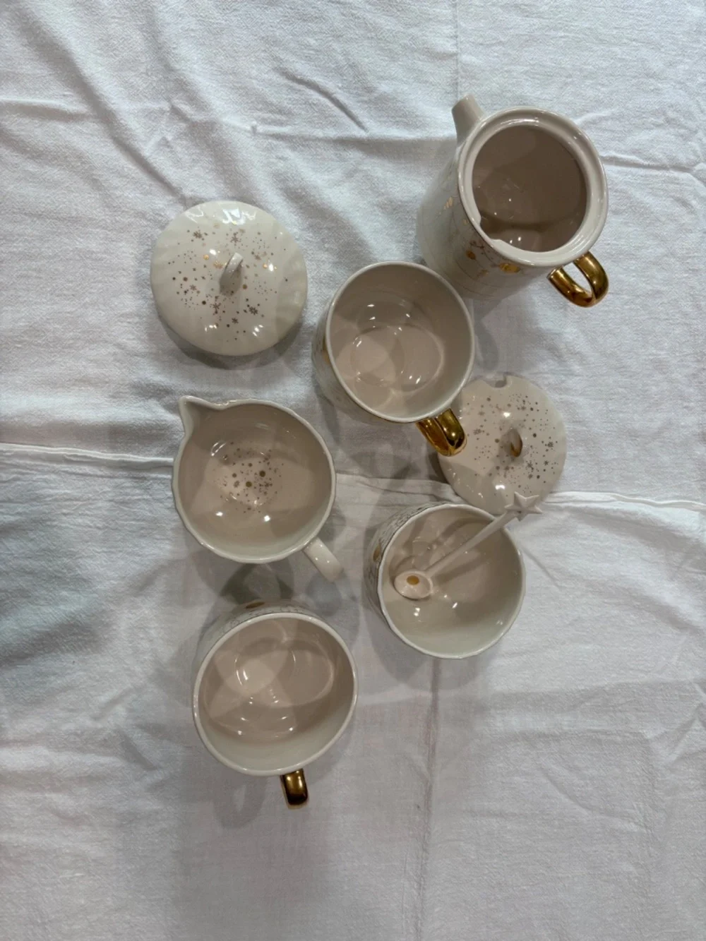 Retired Anthropologie Celine Tea Collection | Tea for Two + Creamer & Sugar